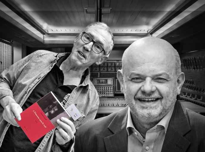 Groff et Caekelberghs  en studio